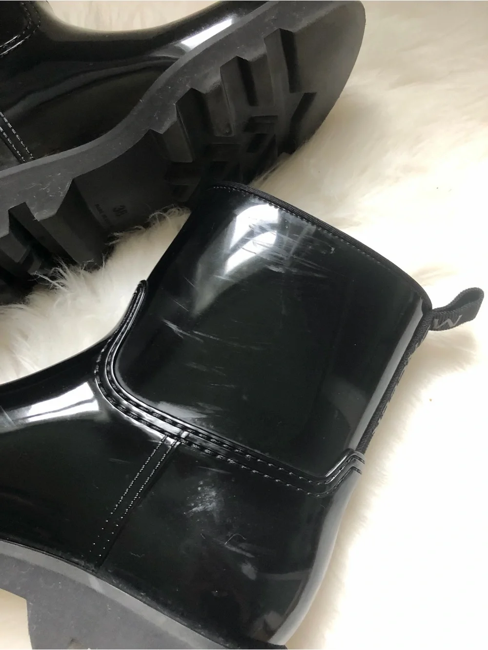 Moncler sz 38 Ginette Rain Boots